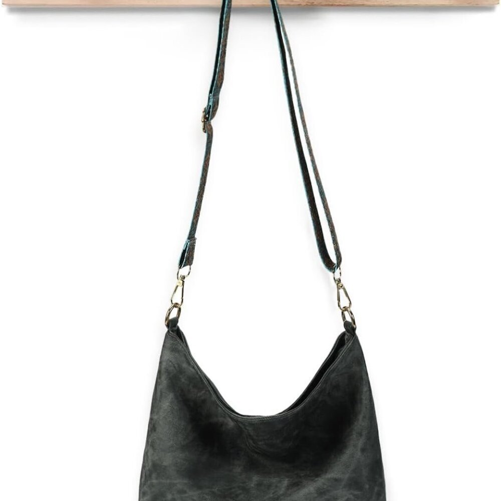 Vegan Leather Hobo Bag Women Adjustable Strap Casual Tote Purse - Picture 2 of 7